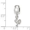 Black Bow Jewelry Sterling Silver Virginia Tech Hokies NCAA Bead Charm - 3 of 4