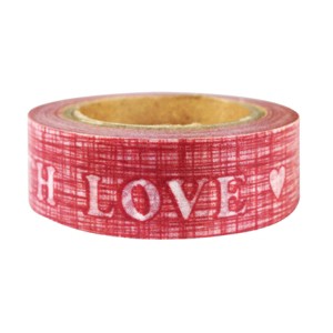 Wrapables Scripted Japanese Washi Masking Tape - 1 of 4