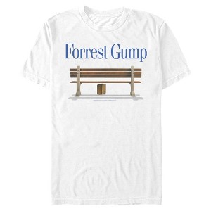 Men's Forrest Gump Iconic Bench T-Shirt - 1 of 4