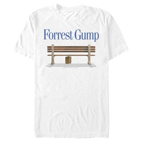 : Iconic T-shirt Men\'s Forrest Target Gump Bench