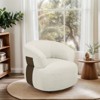 Nebula Vortex 33.1''Swivel Barrel Accent Chairs Upholstered Living Room Round Armchair - 2 of 4