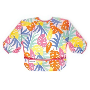 Tiny Twinkle Mess-Proof/Waterproof Long-Sleeve Baby Bib, Machine Washable Smock for Eating - 1 of 4