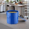 VEVOR Fryer Grease Bucket, 8 Gal Oil Disposal Caddy Carbon Steel Fryer Oil Bucket with Rust-Proof Coating, Oil Transport Container, Blue - 2 of 4