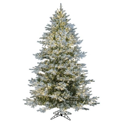 Vickerman Flocked Kiana Pine Artificial Christmas Tree 3MM