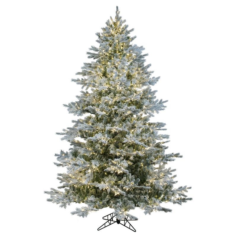 Vickerman Flocked Kiana Pine Artificial Christmas Tree 3MM, 1 of 7