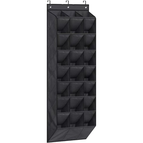 Whizmax Over The Door Shoe Organizer Hanging Shoe Rack with Extra Large Deep 24Pockets Wall Shoe Storage Hanging Shoe Organizer for Closet Door RV Storage