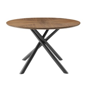 NicBex 47.25 Inch Round Coffee Table with Cross Legs,Center Table for Living Room,Dining Room,Bedroom - 1 of 4