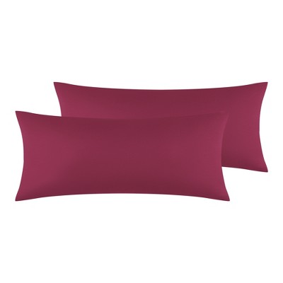 Unique Bargains Solid Color Envelope Closure for Easy Care Wrinkle Pillowcase 2 Pcs