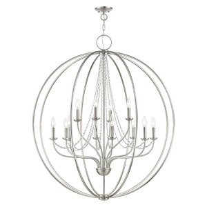 Livex Lighting Arabella 12 - Light Chandelier in  Brushed Nickel - 1 of 1