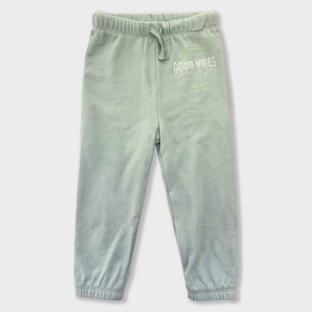 Grayson Mini Toddler Boys' French Terry Jogger Pants - Green 5T (2 pants)