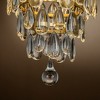 ALOADECOR 3-Lights 12 " Teardrop Glass Chandelier  Pendant Lamp - 4 of 4