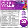 Multivitamin for Women, Men, Kids, Multi Vitamins Liquid Multimineral, Vegan, Sugar Free, A, C, D3, E, B6, B12 & Zinc - 15 Fl Oz By Hello Lovely! - 2 of 4