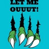 Men's Design By Humans Let the monster out halloween By ArtStyleAlice T-Shirt - 2 of 3