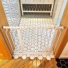 BalanceFrom Easy Walk-Thru Safety Gate for Doorways and Stairways 30-Inch Tall, Fits 29.1 - 33.8 Inch, White - 3 of 4