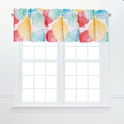 C&F Home Captiva Island Cotton Blue Valance Window Treatment