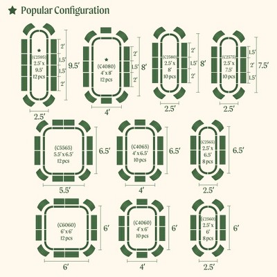 Sky Blue Extra Tall Modular Metal Raised Garden Bed