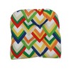 Blazing Needles, 19-inch U-Shaped Spun Polyester Outdoor Tufted Dining Chair Cushion - 2 of 2
