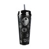 Nightmare Before Christmas Jack Skellington Facial Expressions All-Over Print Black 24 Oz Plastic Water Bottle - 3 of 4