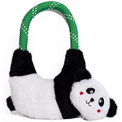 ZippyPaws - RopeHangerz Interactive Rope Tug Dog Toys - Panda