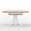 Glenwillow Home Oval Butterfly Leaf Dining Table + Spindle Back Dining Chairs Dining Set - 4 of 4
