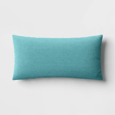 Blue and discount white pillows target