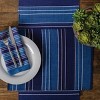 C&F Home Saratoga Stripe Cotton July Fourth Woven Placemats Set of 6, 13" x 19" - 2 of 2