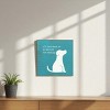 Slickblue 7x7 Dog Quote Wood Sign – Lab Testing Food Humor for Pet Owners' Kitchen or Home, Color Options - 2 of 3