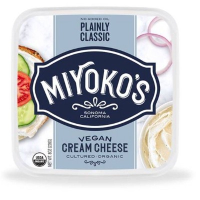 Miyoko's Organic Plainly Classic Vegan Cream Cheese - 8oz