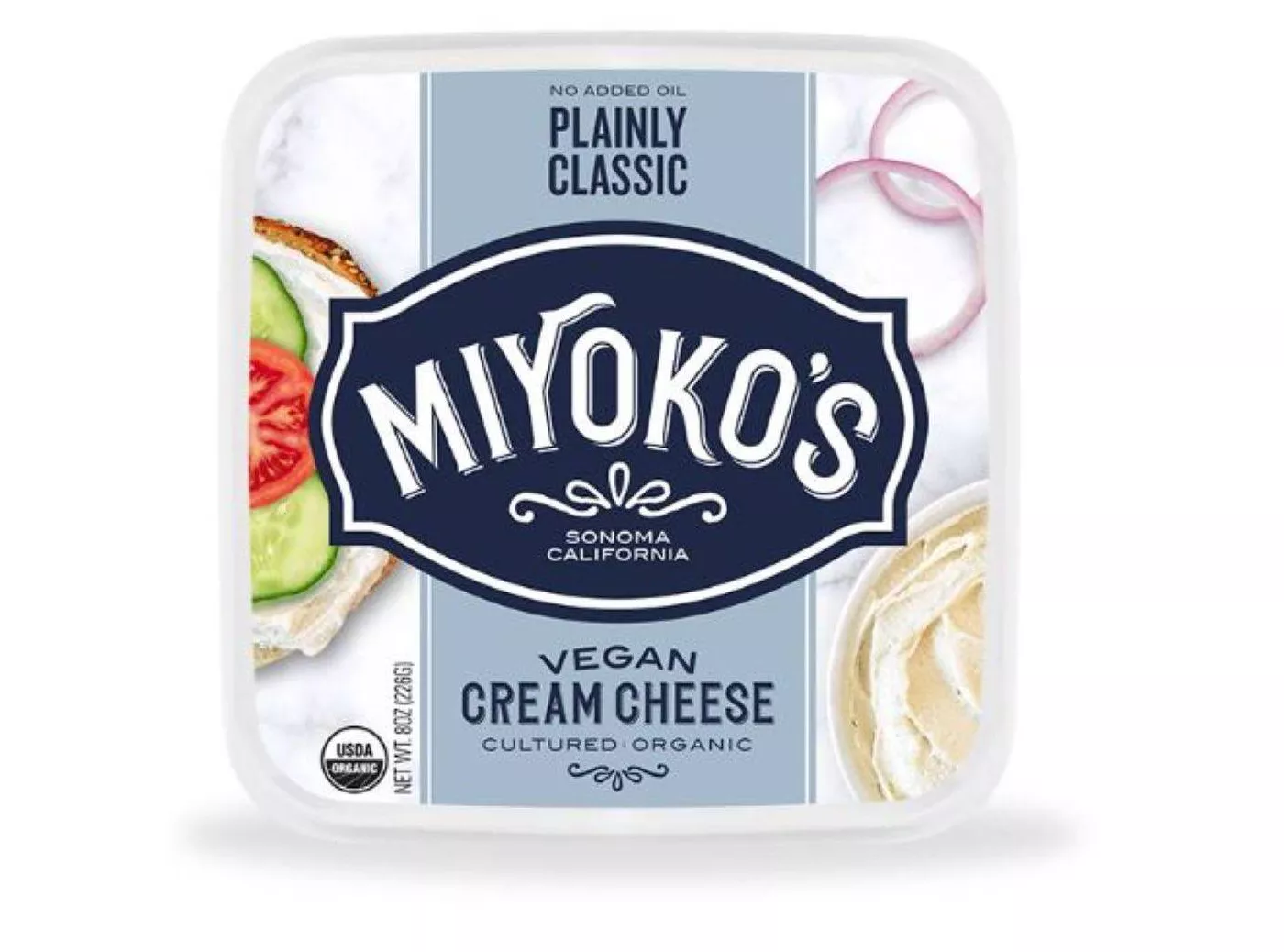 Miyoko's Vegan Plainly Classic Cream Cheese