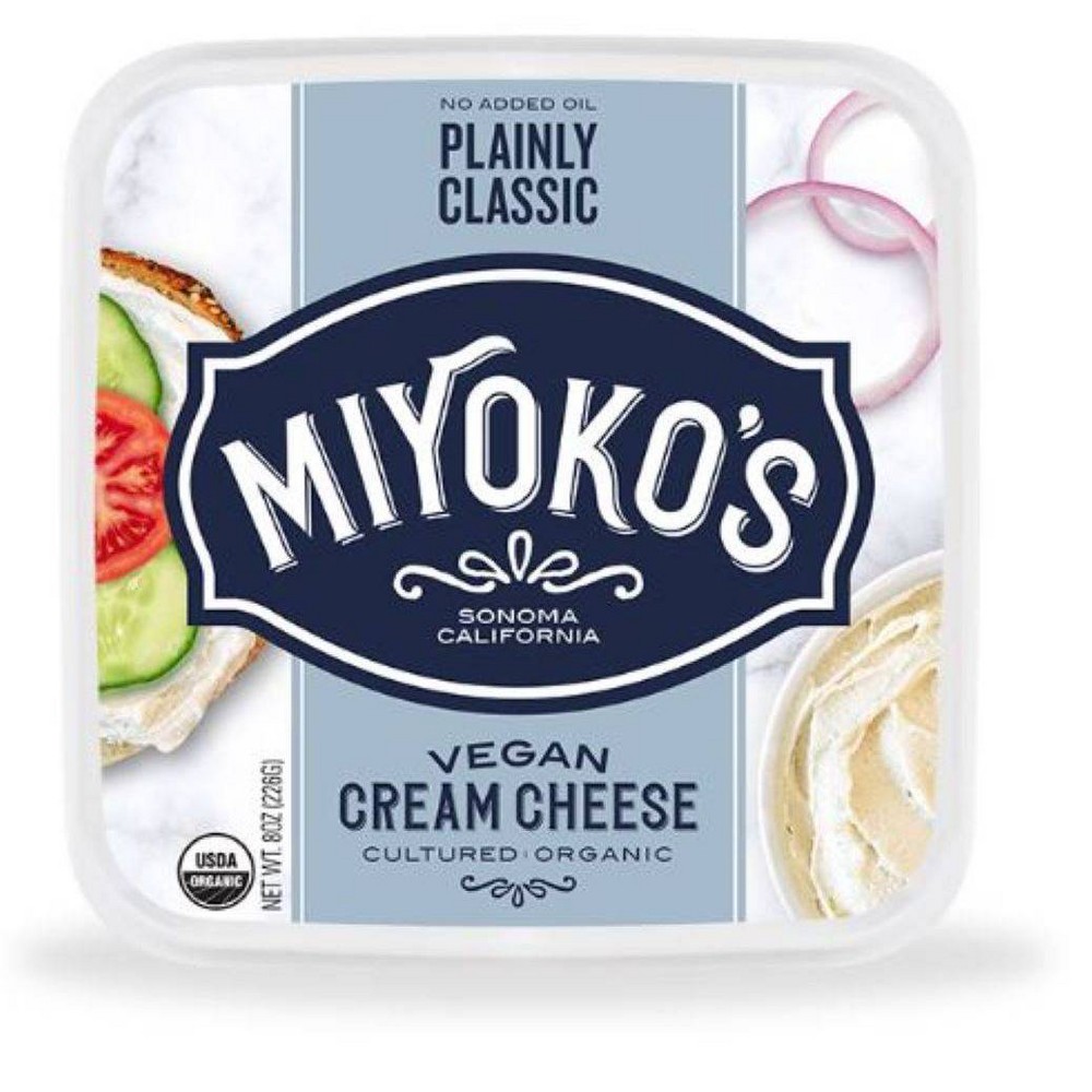 PLAINLY CLASSIC ORGANIC CULTURED VEGAN CREAM CHEESE, PLAINLY CLASSIC