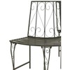 Patio Half Round Tree Bench 63" Steel - 3 of 4