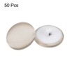 Unique Bargains Bridal Wedding Dress Suit DIY Satin Shiny Sewing Buttons 50 Pcs - 4 of 4