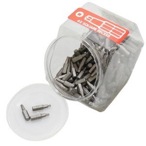 Mayhew Bestway's Square Recess #2 X 5.75 in. L Screwdriver Bit Carbon Steel 100 pc - 1 of 2