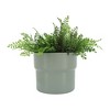 Sagebrook Home Set of 3 Mushroom Planters - 7", 9", 10" Green Planter Set - Ceramic Planters for Indoor or Outdoor Plants - Decorative Accent for - 3 of 4