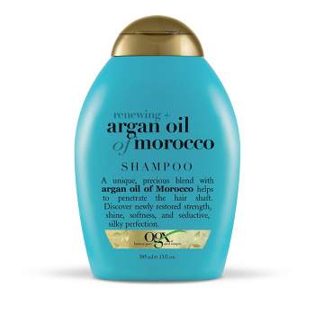 OGX Renewing + Argan Oil of Morocco Hydrating Hair Shampoo, Cold-Pressed Argan Oil to Help Moisturize, Soften & Strengthen Hair - 13 fl oz