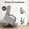 Aukfa Power Lift Recliner Chair with Massage & Heat – Dual Motor Electric Recliner for Elderly, 180° Adjustable Backrest - 3 of 4