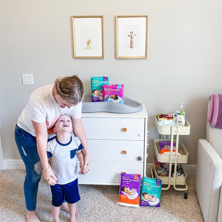 Sposie Booster Pads For Overnight Diaper Leak Protection - 32ct, 6 of 7