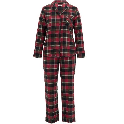 Wrangler Women's And Plus Button-down Flannel Pajama Set - Target