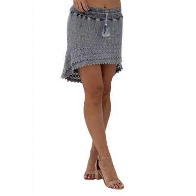 Women's Hermosa Fossil Mini Skirt - Cotton Natural
