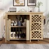 Lirago 53.2"W Fully Assembled Kitchen Island Kitchen Islands Assembled Medium Nature - 3 of 4