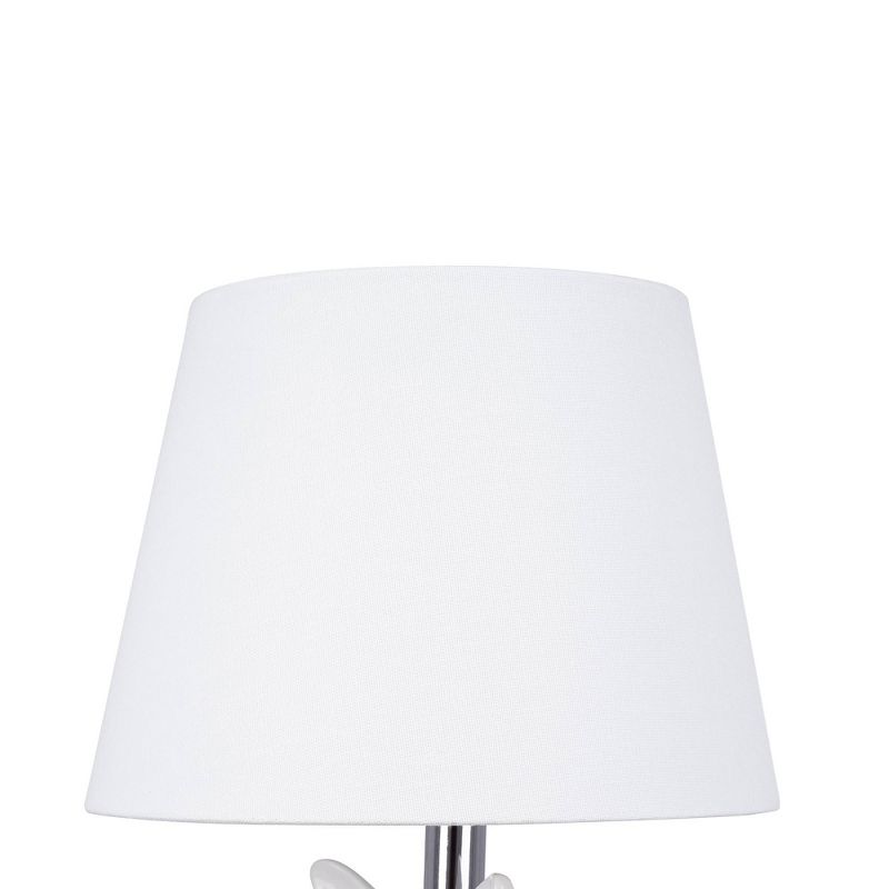 15.5&#34; Whimsical Bulldog Table Lamp White (Includes LED Light Bulb) - Cresswell Lighting, 3 of 6