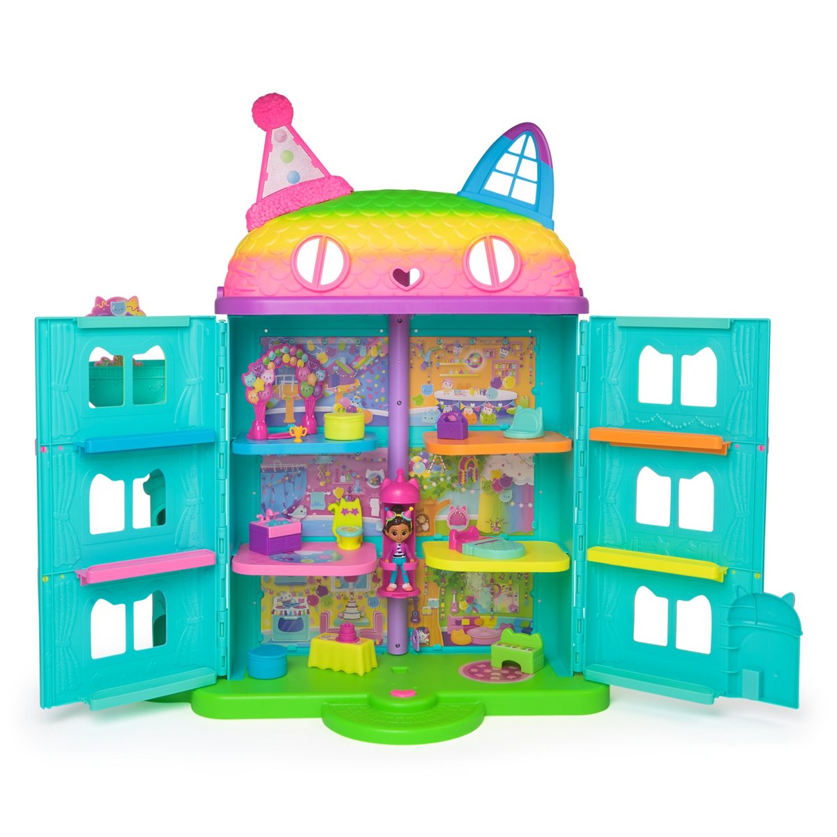 Кукольный домик Gabby's Dollhouse Радужный праздник, 15 предметов — фото 2