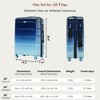 BEAFUP Luggage Set of 3, 20-inch with USB Port, Airline Certified Carry-on Luggage , ABS+PC Hard Shell Luggage with Spinner Wheels - 3 of 4