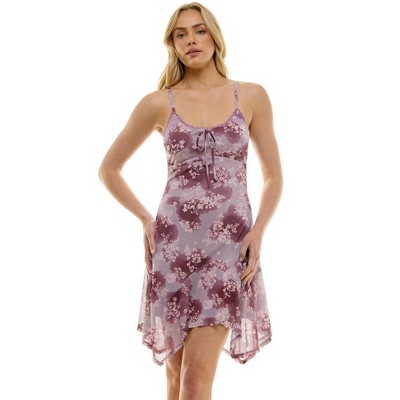 Derek Heart Juniors Mini Fit and Flare Hanky Dress