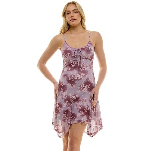 Derek Heart Juniors Mini Fit and Flare Hanky Dress - 1 of 4