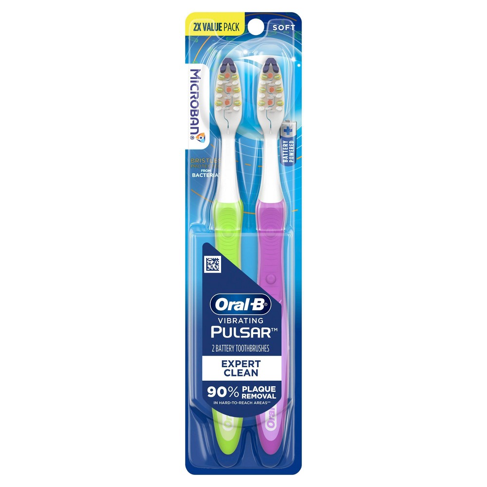 Photos - Electric Toothbrush Oral-B Pro-Health Pulsar Battery Powered Soft Bristles Toothbrush - 2ct 