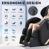 Massage Recliner Chair Zero Gravity Massage Full Body Chair Relax Massage With Bluetooth Air Pressure Recliner With Heat And Massage-Cuddlewood - 3 of 4