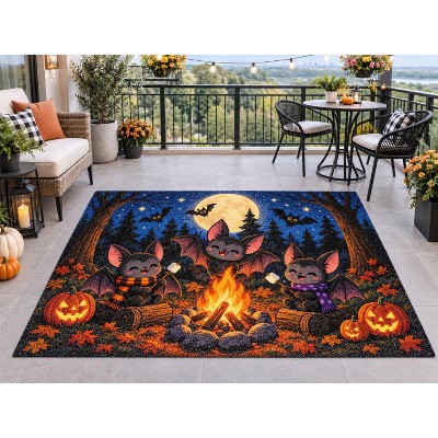 FC Design 5' x 7' Halloween Space Dinosaur Pirate and Camping