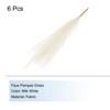 Unique Bargains Party Wall Vase Wedding Decor Fluffy Faux Pampas Grass 6 Pcs - 3 of 4
