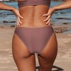 Women's Ribbed Low Waisted Bikini Bottom Swimsuit -Cupshe - 4 of 4